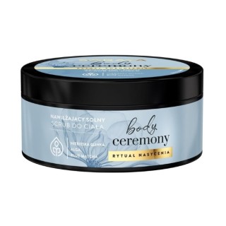Soraya Body Ceremony nawilżający solny Scrub do ciała Niebieska glinka 200 g