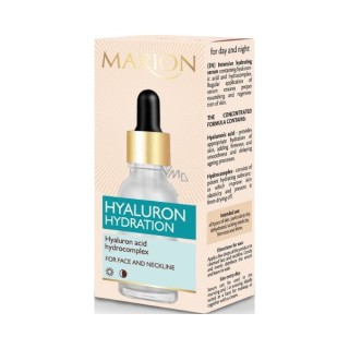 Marion Hyaluron Hydration Serum do twarzy i szyi z kwasem hialuronowym 20 ml