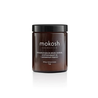 Mokosh Odżywka/Maska do włosów niskoporowatych, cienkich, przetłuszczających się i pozbawionych objętości Figa z Węglem 180 ml