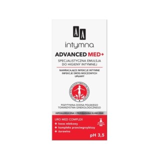 AA Intymna Advanced Med+ Specjalistyczna Emulsja do higieny intymnej 300 ml 