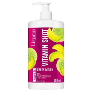 Lirene Vitamin Shot Żel pod prysznic i do kąpieli Green Melon 500 ml