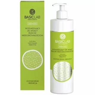 BasicLab Dermatis wygładzający Żel myjący do twarzy przeciw niedoskonałościom 0,5% BHA 300 ml