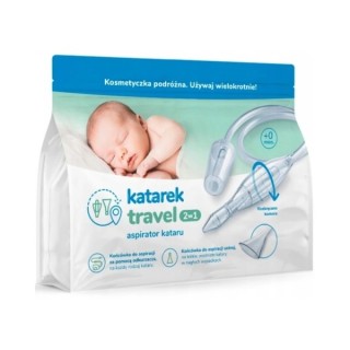 Katarek Travel 2w1 Aspirator do nosa od urodzenia 1 sztuka 