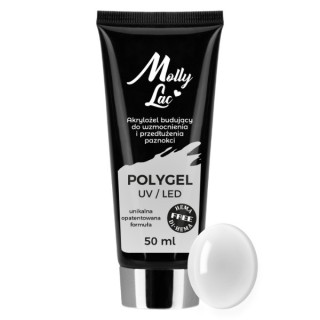 MollyLac Polygel akrylożel budujący Mollylac Hema/di-Hema free Clear 50 ml 