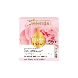 Bielenda Royal Rose Elixir Przeciwzmarszczkowy Krem do twarzy ujędrniający do cery wrażliwej 50+ 50 ml