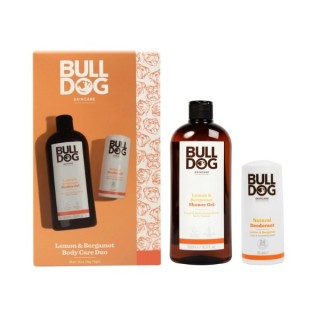 Bulldog Body Zestaw do pielęgnacji ciała Lemon & Bergamot: Żel pod prysznic 500 ml + Antyperspirant Roll-on 75ml