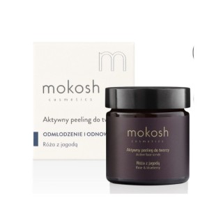 Mokosh aktywny Peeling do twarzy Róża z jagodą 60 ml