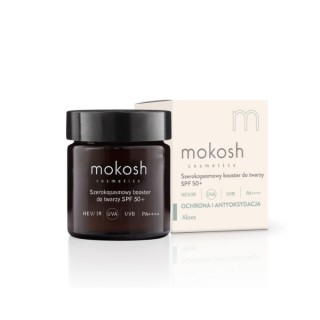 Mokosh szerokopasmowy Booster do twarzy SPF50+ Aloes 30 ml