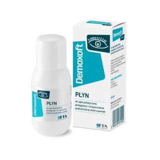 Demoxoft Płyn do pielęgnacji i oczyszczania podrażnionej skóry powiek 100 ml