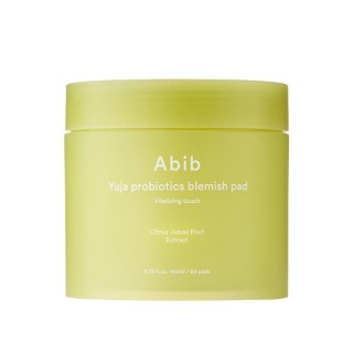 Abib Yuja Probiotics Blemish Pad Vitalizing Touch  Rozświetlające Płatki do Twarzy 140 ml