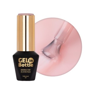 MollyLac Gel in bottle Żel do paznokci w butelce z pędzelkiem wielofunkcyjnym Naked 10 g