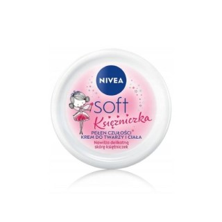 Nivea Krem dla dzieci intensywnie nawilżający Soft Księżniczka 100 ml Nivea Krem dla dzieci intensywnie nawilżający Soft Księżniczka 100 ml
