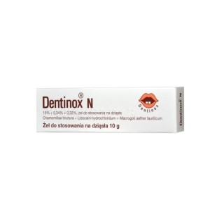 Dentinox N Żel na ząbkowanie dla dzieci powyżej 3 miesiąca 10 g
