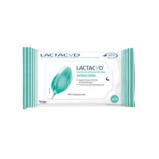 Lactacyd Antybacterial chusteczki do higieny intymnej 15 sztuk
