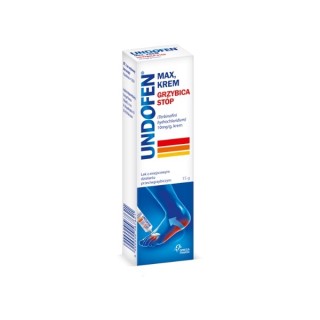 Undofen Max przeciwgrzybiczny Krem do stóp 15 g