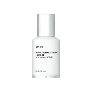 Anua Nano Retinol 0,3% + Niacin Renewing Serum Wygładzająco - Rozjaśniające Serum z Retinolem 30 ml