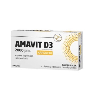 Amavit D3 MAX 4000j.m. 60 tabletek