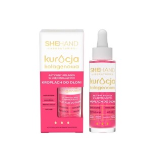 SheHand Kuracja Kolagenowa Aktywny kolagen do dłoni w kroplach silnie ujędrniających 30 ml
