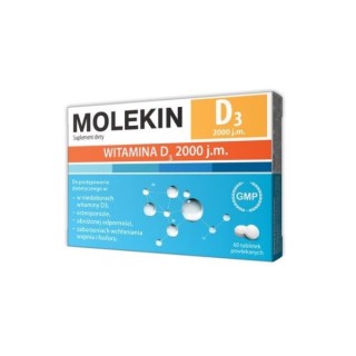 Molekin D3 2000 j.m.  60 tabletek