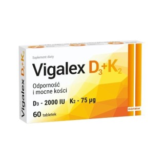 Vigalex D3 + K2 60 tabletek