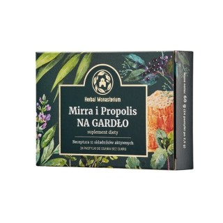 Mirra i Propolis na Gardło 12 pastylek