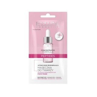 Eveline Concentrated Formula intensywnie regenerująca Maseczka do twarzy Peptides 8 ml