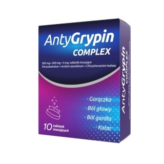 AntyGrypin Complex 10 tabletek musujących