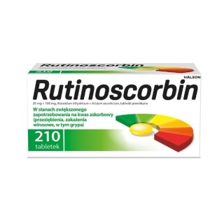 Rutinoscorbin 210 tabletek