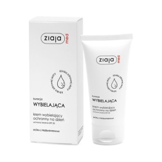 Ziaja Med Kuracja wybielająca Krem do twarzy wybielający ochronny na dzień SPF20 50 ml