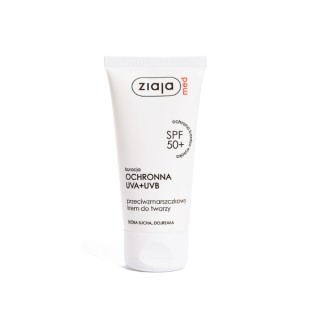 Ziaja Med Kuracja ochronna Krem do twarzy przeciwzmarszczkowy do cery suchej SPF50+ 50 ml