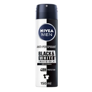 Nivea Men Black & White Dezodorant w spray'u Invisible Orginal 150 ml