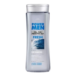 Joanna POWER MEN Żel pod prysznic 3w1 FRESH 300 ml