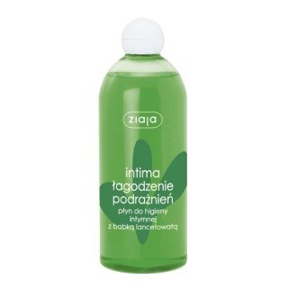 Ziaja Intima ziołowa płyn do higieny intymnej Babka lancetowata 500 ml