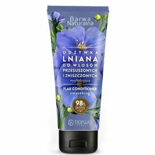 Barwa Naturalna wygładzająca Odżywka do włosów przetłuszczonych i zniszczonych Lniana (tuba) 200 ml Barwa Naturalna wygładzająca Odżywka do włosów przetłuszczonych i zniszczonych Lniana (tuba) 200 ml